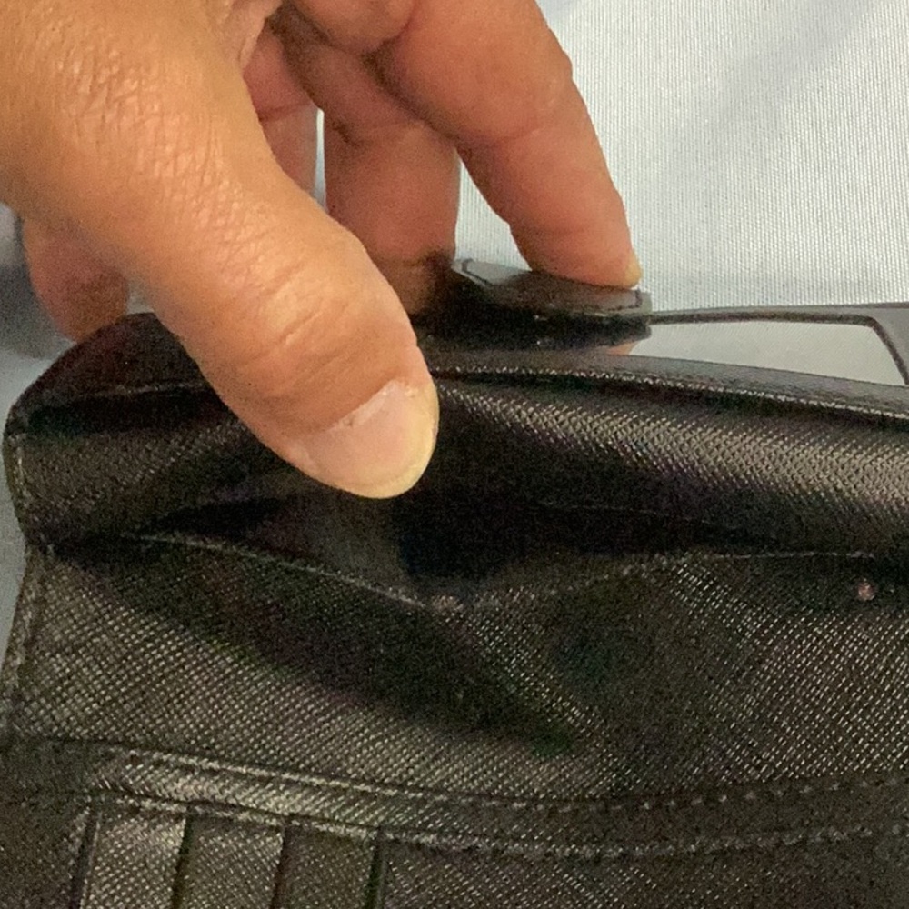 Coach Midnight Black Leather Wallet - Picture 13 of 13
